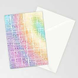 All The Positivity No. 3 Stationery Card