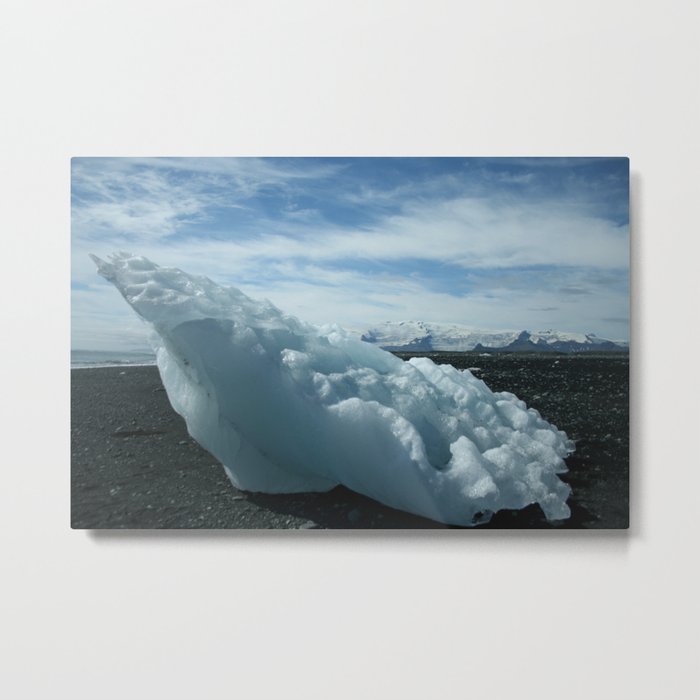 Iceberg from Vatnajökull Metal Print