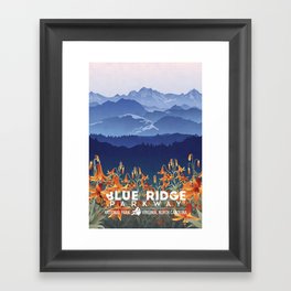 Blue Ridge Mountains Framed Art Print
