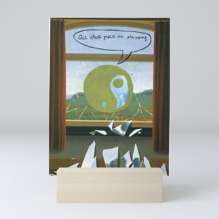 Ceci n'est pas un yin-yang  Mini Art Print