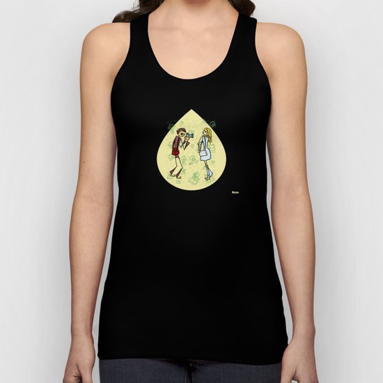 Fashion girl Unisex Tank Top