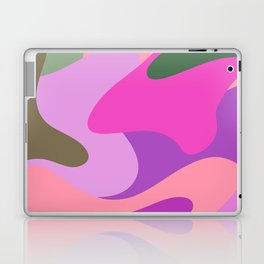 Rainbow Paint Splashes - bold pinks purple green Laptop Skin