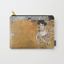 Gold and Black Carry-All Pouch