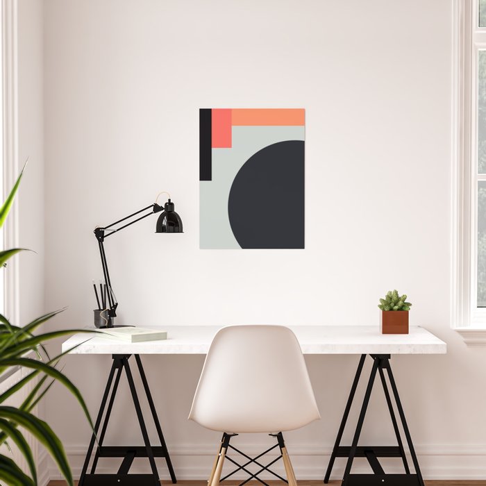 Wall Art Print Apartment Decor Living Room Modern Art Retro