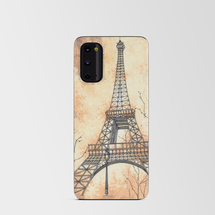 Eiffel tower sunset Android Card Case