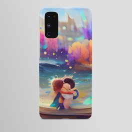 Hugged by the ocean III Android Case