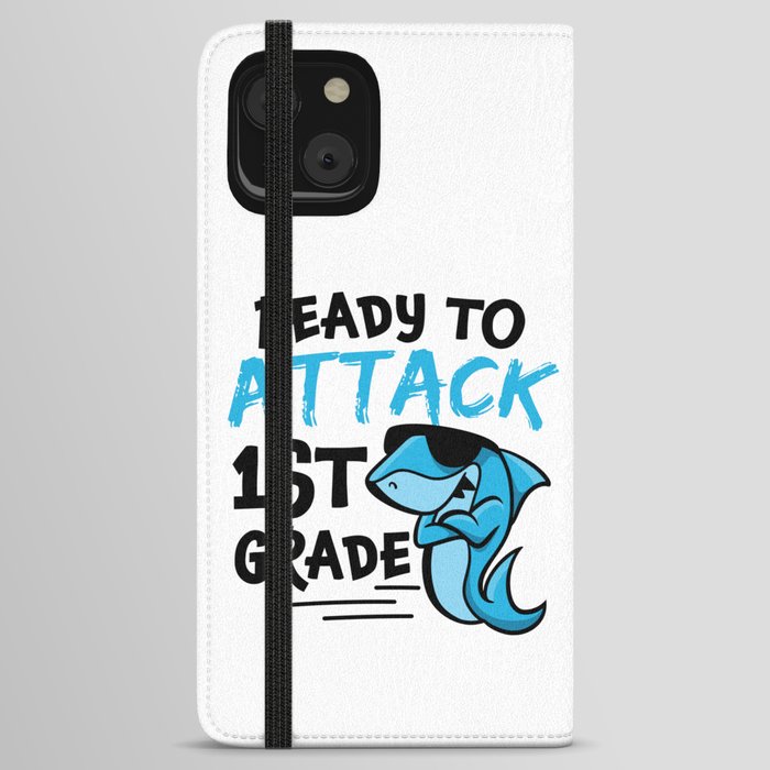 Ready To Attack 1st Grade Shark iPhone Wallet Case