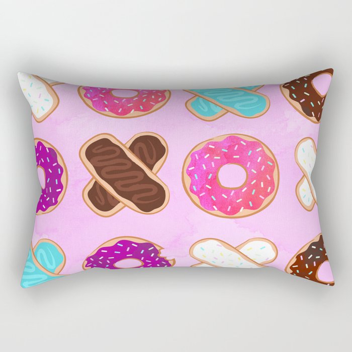 XOXO Donuts Rectangular Pillow