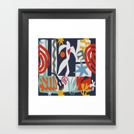 Inspired to Matisse Framed Art Print