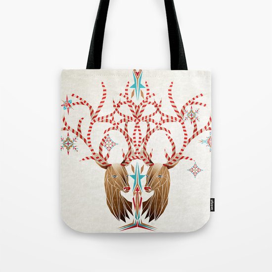 christmas deer Tote Bag