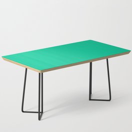 Caribbean Green Solid Color Coffee Table