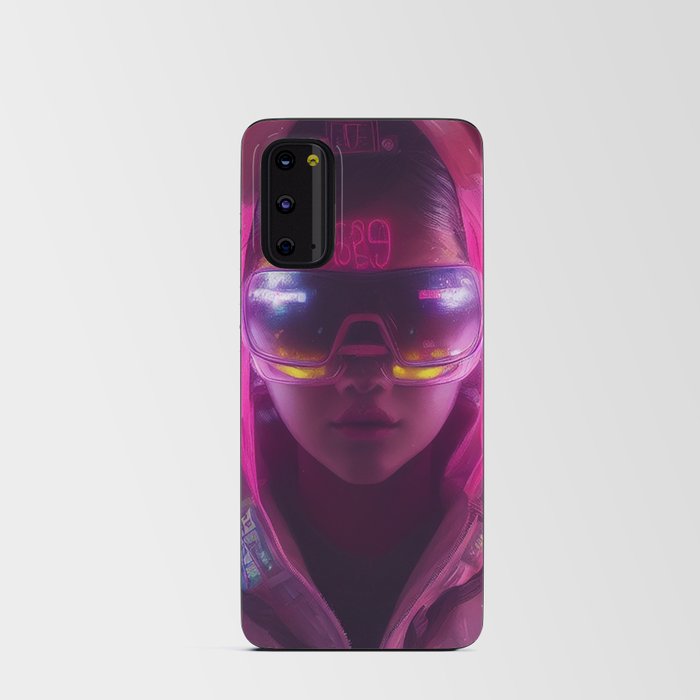 Cyberpunk Girl 1 Android Card Case