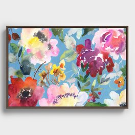 flowers of Wednesday N.o 4 Framed Canvas