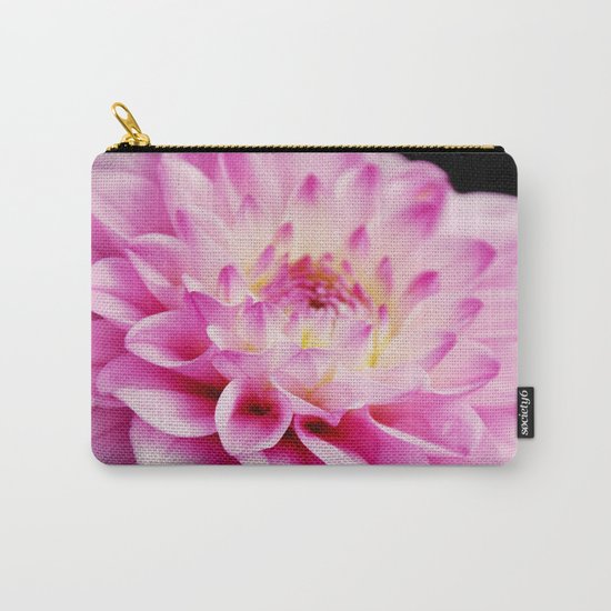 Close up pink dahlia Carry-All Pouch