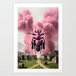 Giant Bug Majesty Art Print