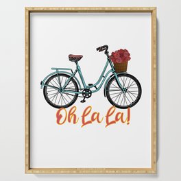Oh La La - French Bicycle Serving Tray