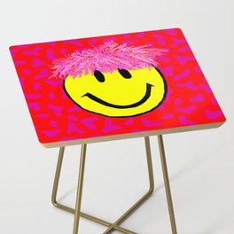 Smiley Print Side Table