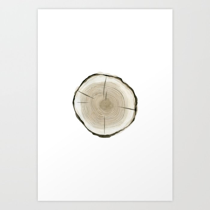 Discover the motif TREE SLICE by Art by ASolo as a print at TOPPOSTER