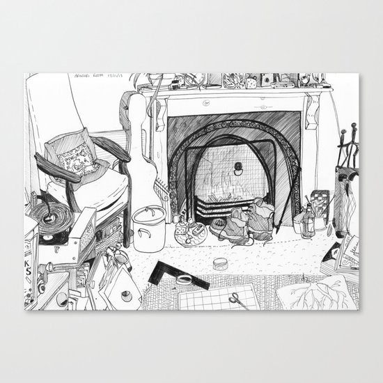William's room. Canvas Print