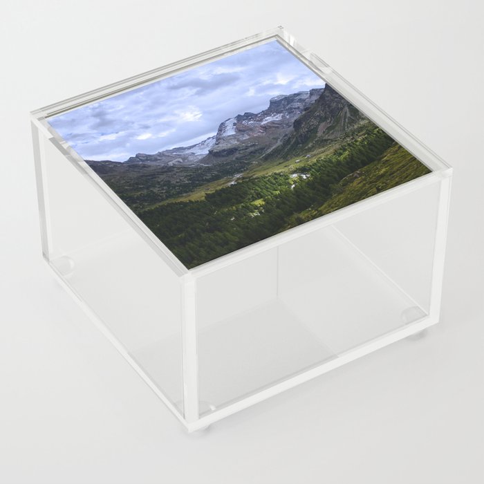 Mountains and lakes Acrylic Box