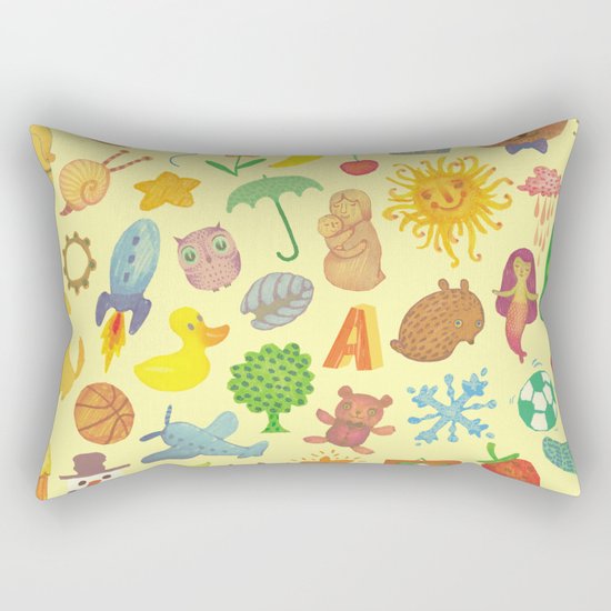 Happy Rectangular Pillow