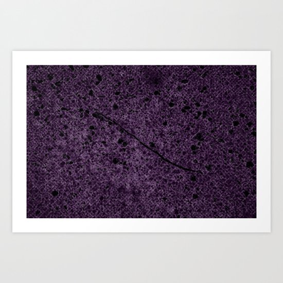Dark Purple Abstract Art Print