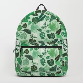 leaf toss Backpack | Pattern, Palm, Monstera, Leaves, Forest, Jungle, Fern, Graphicdesign, Plants, Calathea 