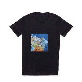 The brightly colored iguana T-shirt