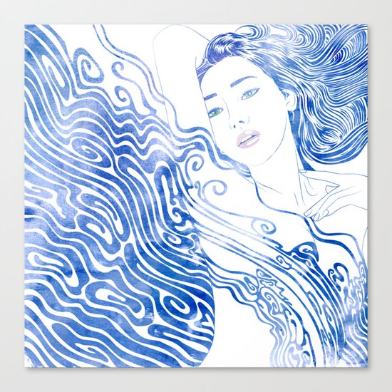 Water Nymph LXXVIII Canvas Print