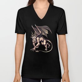Jersey Devil Cryptid Creature V Neck T Shirt