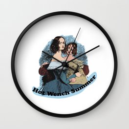 Hot wench summer - girls Wall Clock