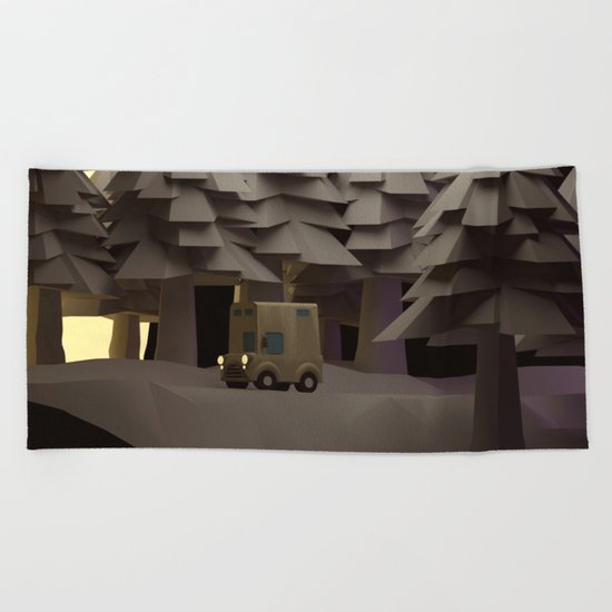 (another) get out of the dark Beach Towel