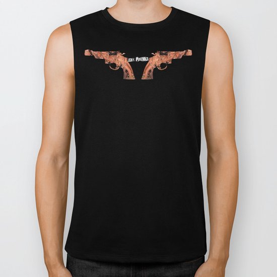 Sex Pistol Collage Biker Tank