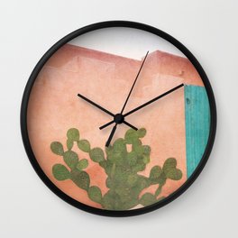 Strong Desert Cactus Wall Clock