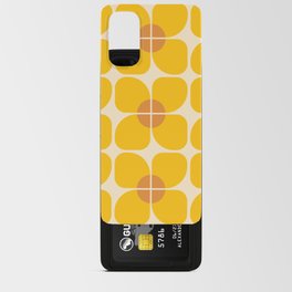 Abstraction_DAISY_YELLOW_FLORAL_BLOSSOM_PATTERN_POP_ART_1207A Android Card Case