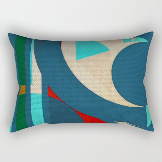 A Lion in the Moonlight Rectangular Pillow