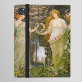 A Masque of Four Seasons by Walter Crane iPad Folio Case