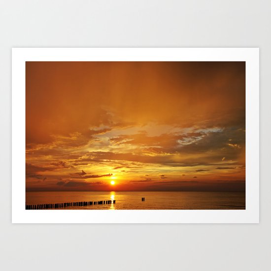 sunset Art Print