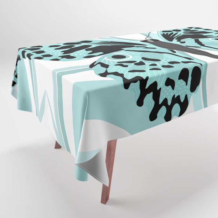 Butterfly - blue Tablecloth