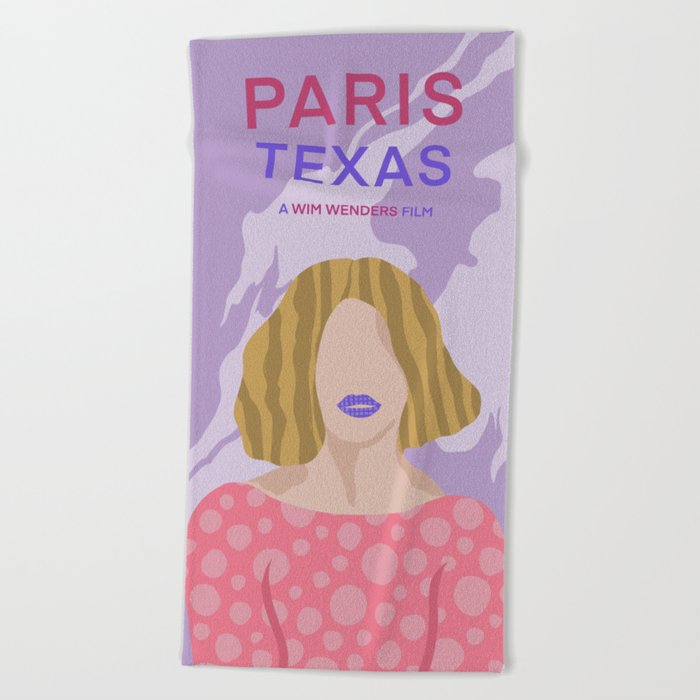 Paris Texas film movie Beach Towel