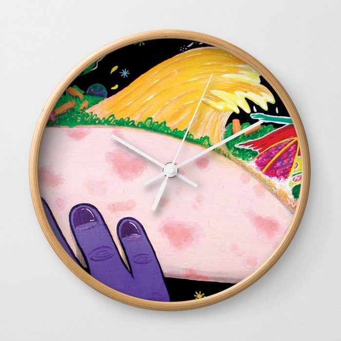 "Cocó´s Surfing safary" Wall Clock