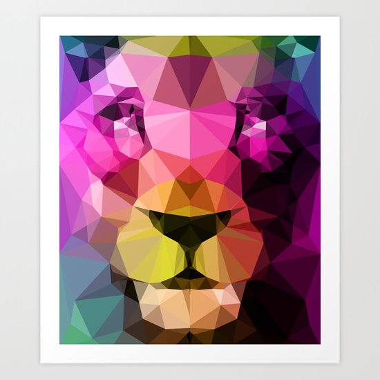 Wild Neon 01a. Art Print