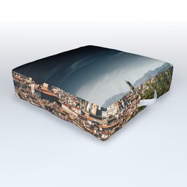 View of Florence in Italy Outdoor Floor Cushion