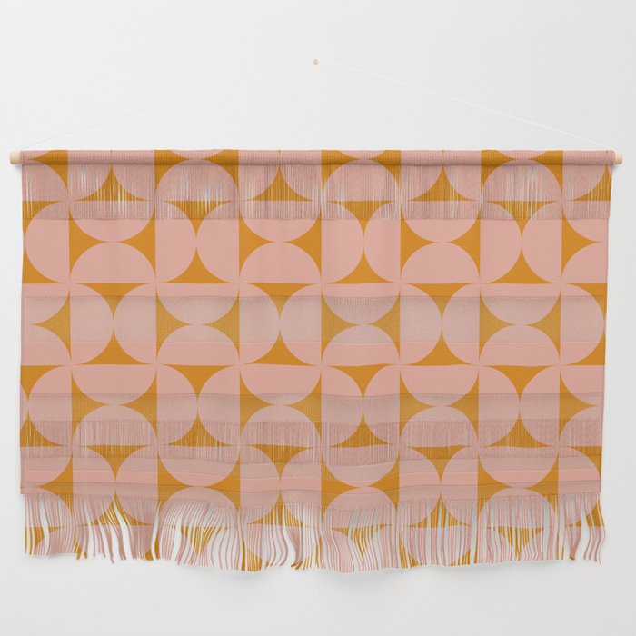 Patterned Geometric Shapes LXXII Wall Hanging