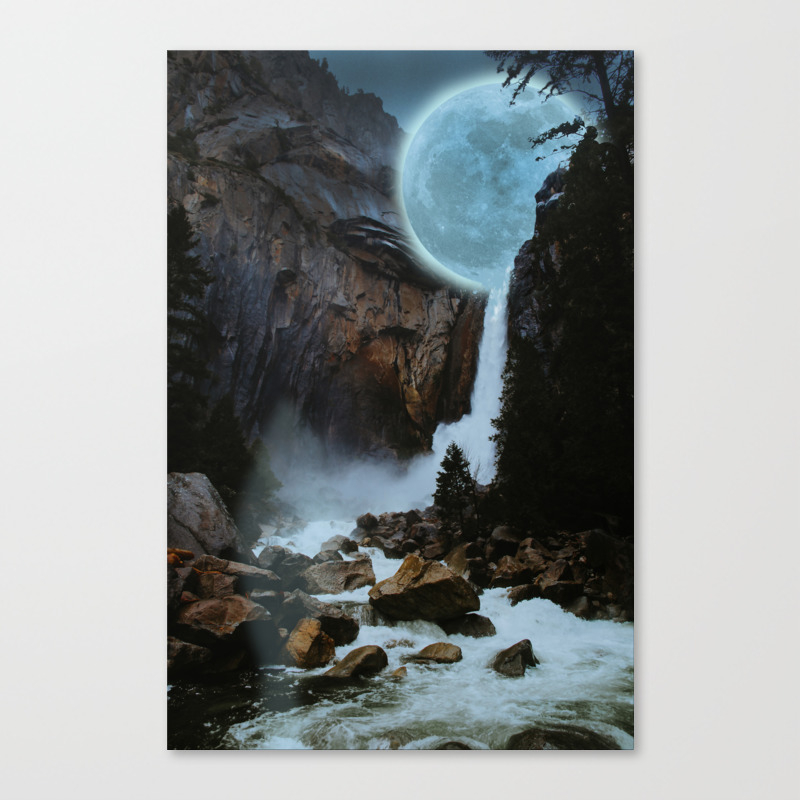 Moon Light Falls Canvas Print By Daveloblaw Society6