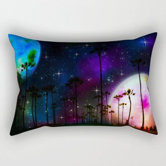 Space Cali ii Rectangular Pillow