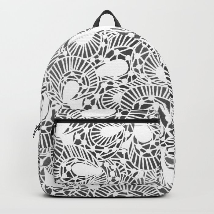 White lace backpack clearance
