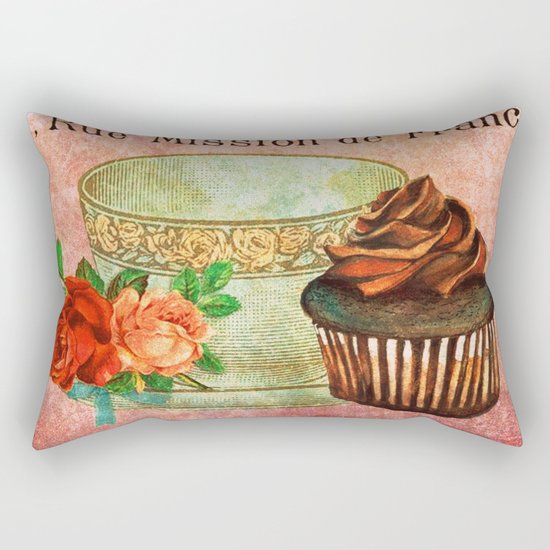 Sweets Vintage Poster 03 Rectangular Pillow