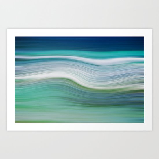 OCEAN ABSTRACT Art Print