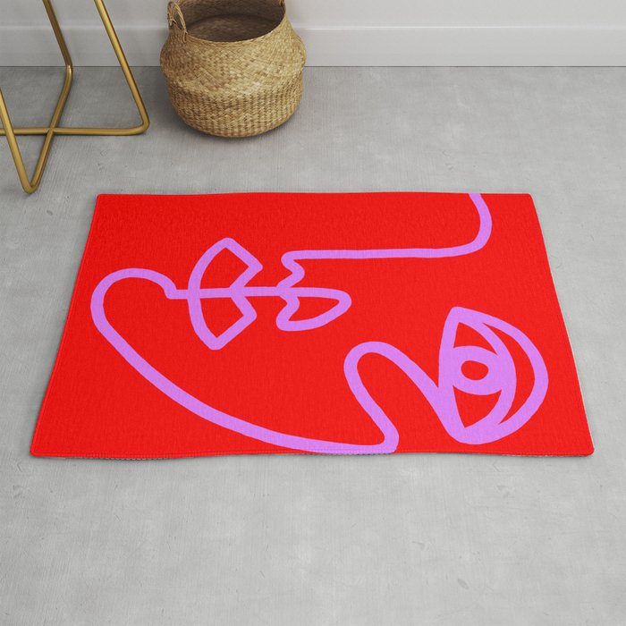 Two Faced Cherry Bomb Rug